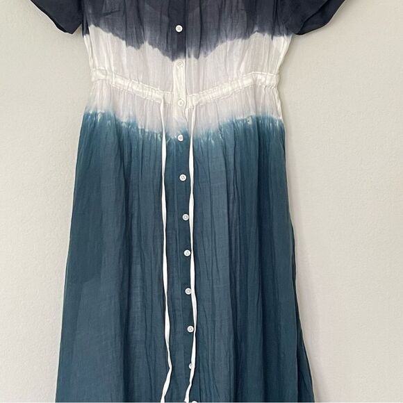 J Crew Cerise Shirtdress in Dip-Dyed Ramie Size 2P NWT - Picture 5 of 16